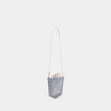 Sac À Bandoulière Pocket - MM6 Maison Margiela - Polyester - Bleu