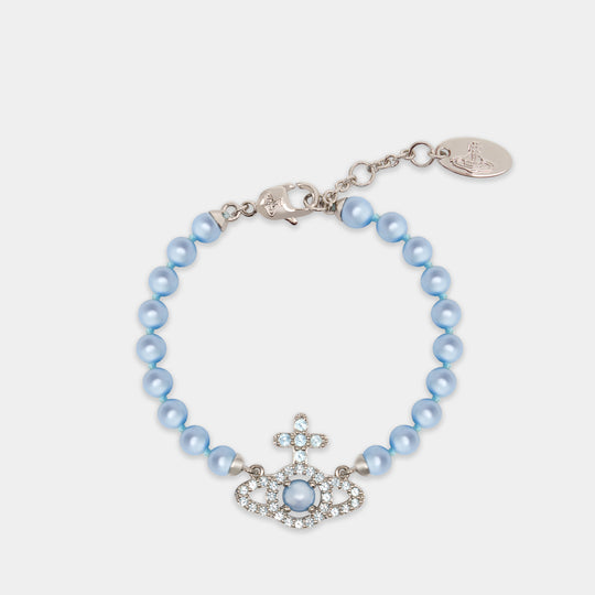 Bracelet Olympia Pearl - Vivienne Westwood - Métal - Bleu