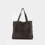 Cabas L - YOHJI YAMAMOTO - Cuir - Noir