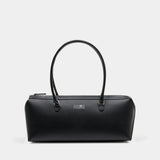 Sac Porté Épaule New Bauletto J Large - MM6 Maison Margiela - Cuir - Noir