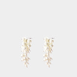 Boucles D'oreilles Cluster - Simone Rocha - Perles Synthétiques - Ivoire