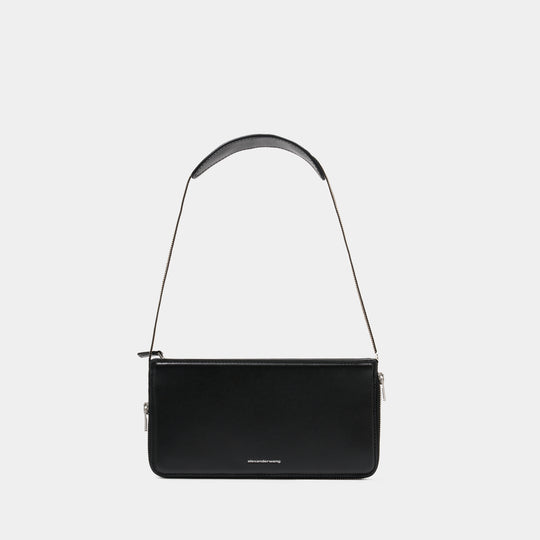 Sac Porté Épaule Siren - Alexander Wang - Cuir - Noir