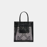 Cabas Market - OFF WHITE - Synthétique - Noir
