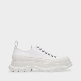 Sneakers Tread Slick - Alexander McQueen - Toile - Blanc