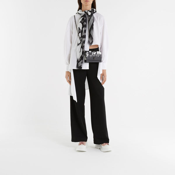 Sneakers Tread Slick en Cuir Rose Magnolia, Détail Blanc et Semelles Rose Magnolia en Caoutchouc