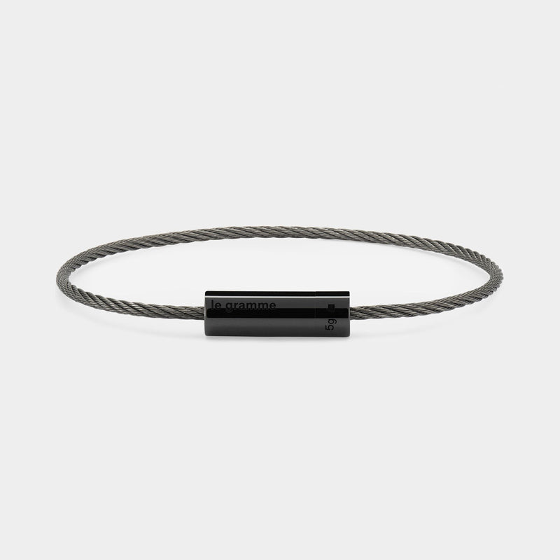 Bracelet 5G - Le Gramme - Céramique - Noir
