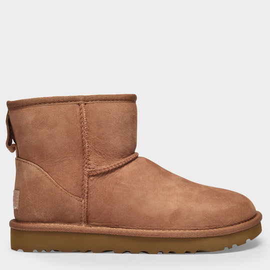 Bottines Classic Mini II en Cuir Chestnut