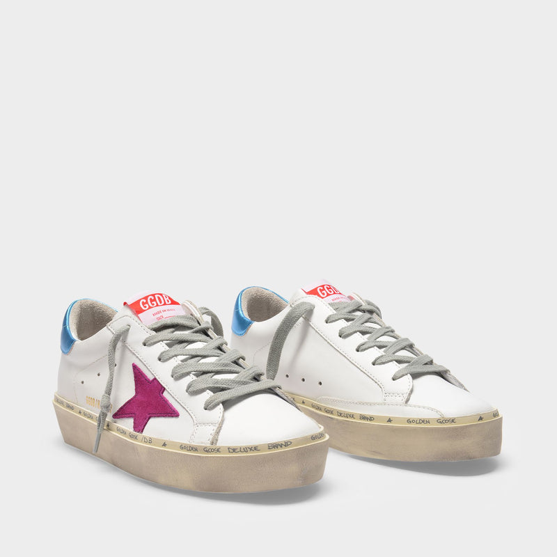 Sneakers Hi Star en Cuir Blanc/Multicolore