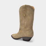 Boots Duerto en Cuir Taupe