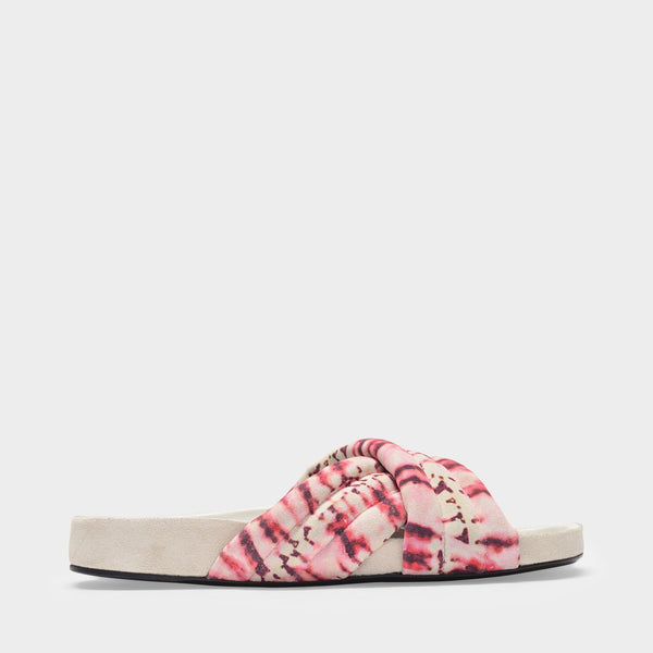Mules Holden en Veau Velours Rouge