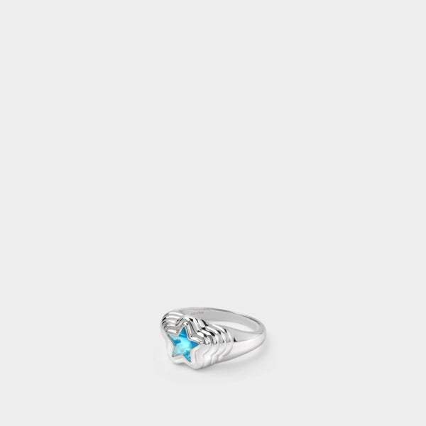 Bague Starstruck Blue en Vermeil Argenté