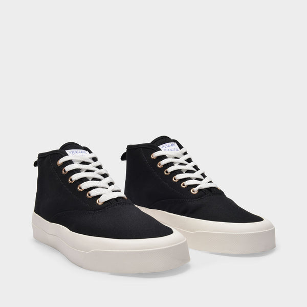 Sneakers High-Top en Toile Noire