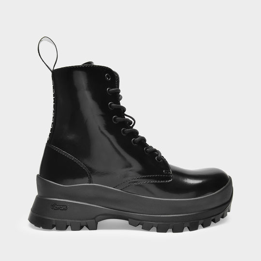 Bottines Trace en Polyurethane Noir