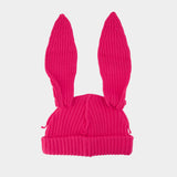 Bonnet Chunky Rabbit - Charles Jeffrey Loverboy - Coton - Rose