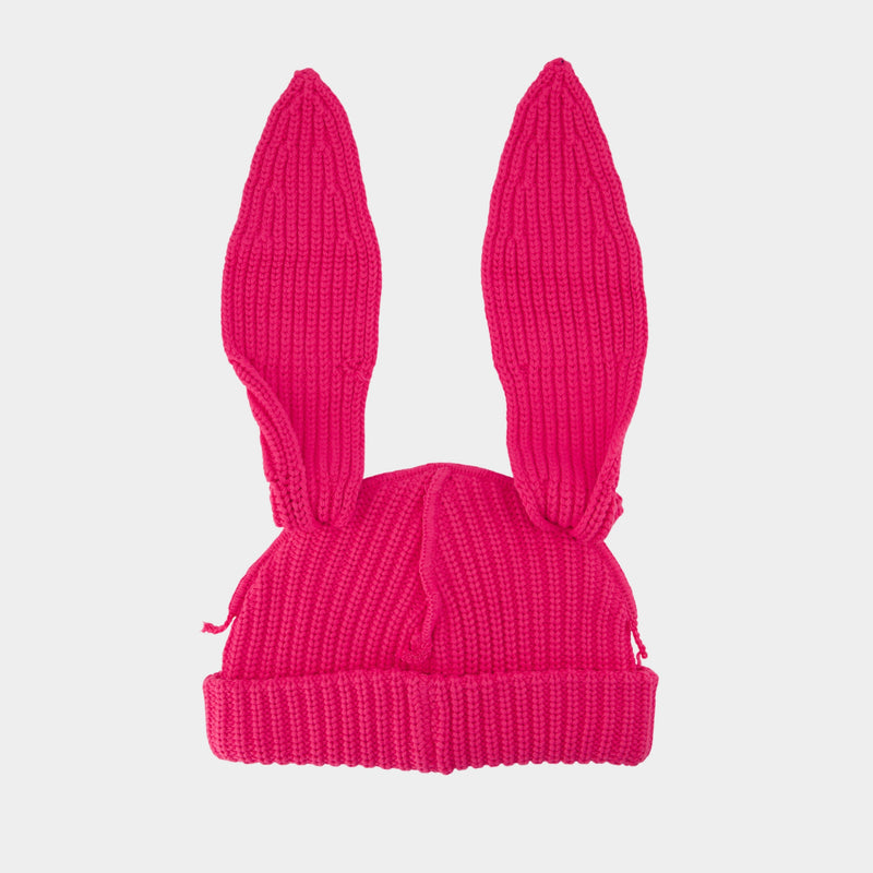 Bonnet Chunky Rabbit - Charles Jeffrey Loverboy - Coton - Rose