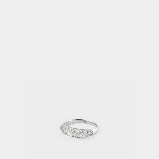 Bague Knut Crystal Rock en Argent