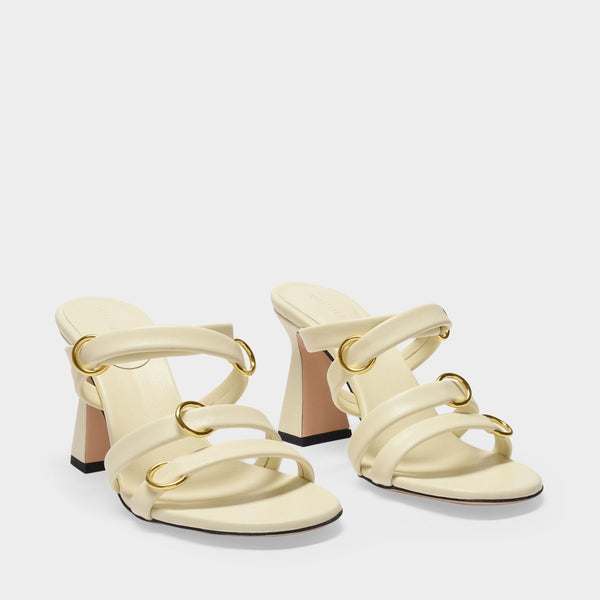 Sandales Lara en Cuir Beige
