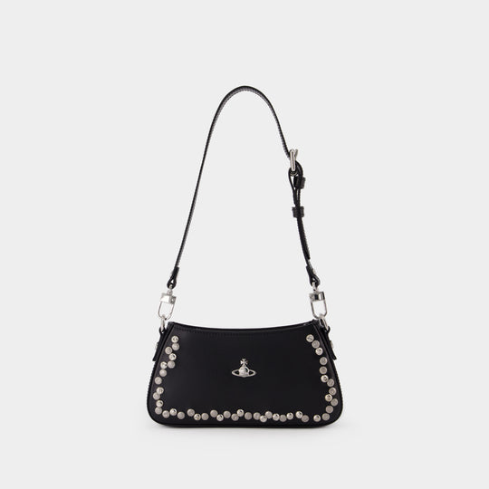 Sac Porté Épaule Tasha - Vivienne Westwood - Cuir - Noir