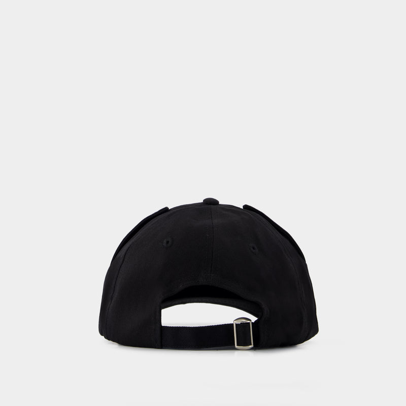 Casquette Ears - Charles Jeffrey Loverboy - Coton - Noir