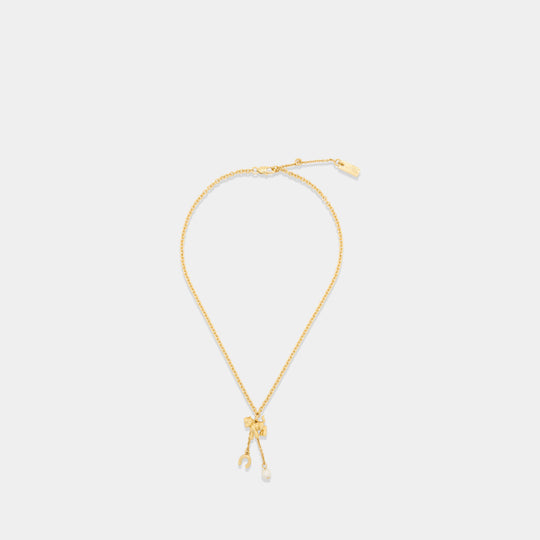 Collier The Pony Charm - Marc Jacobs - Laiton - Doré