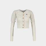 Cardigan Ella - Vivienne Westwood - Coton - Ivory