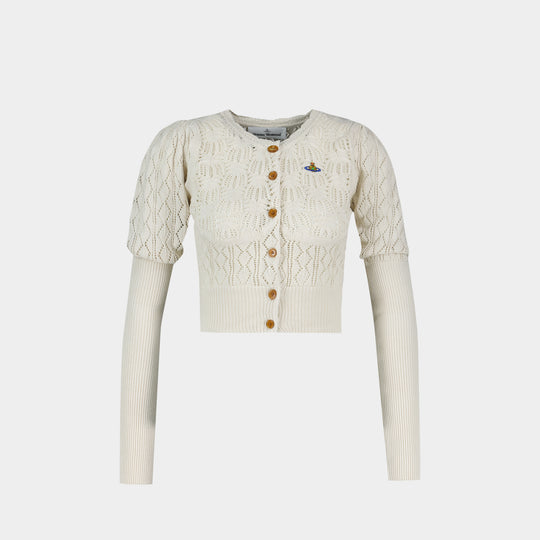 Cardigan Ella - Vivienne Westwood - Coton - Ivory