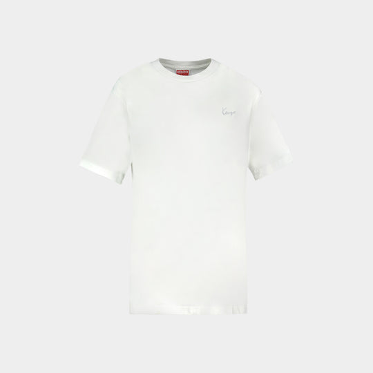 T-Shirt Gots Signature - Kenzo - Coton - Blanc