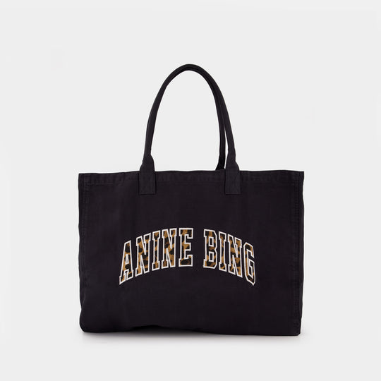 Cabas Leo - ANINE BING - Coton - Noir