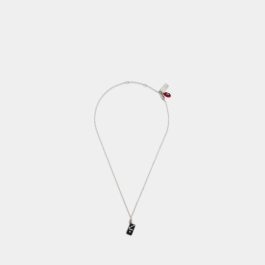 Collier Lips Cluster - Marc Jacobs - Laiton - Multi