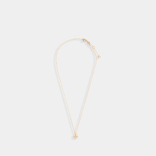 Collier Icon Pendant - Tory Burch - Métal - Doré