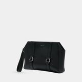 Pochette New Farringdon - Alexander McQueen - Cuir - Noir