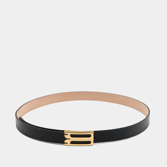 Ceinture Regular Frame - Victoria Beckham - Cuir - Noir