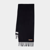 Écharpe - Acne Studios - Laine - Noir