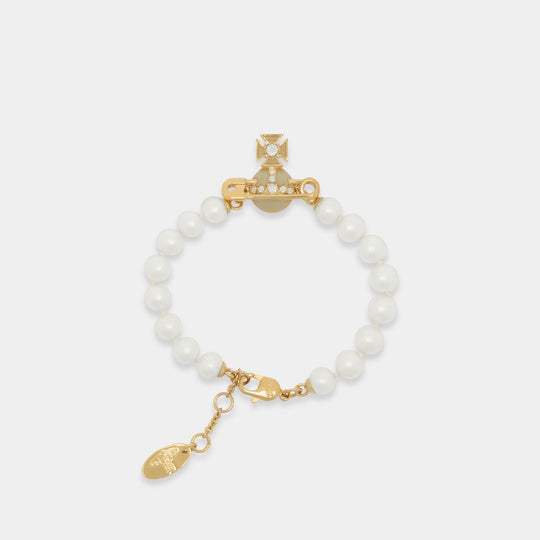 Bracelet Kitty Pearl - Vivienne Westwood - Métal - Doré