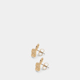 Boucles d'Oreilles Coretta - Vivienne Westwood - Métal - Doré