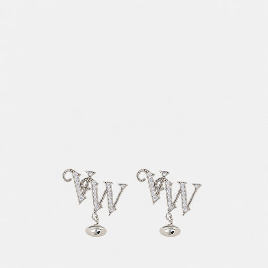 Boucles D'oreilles Vw - Vivienne Westwood - Métal - Argenté