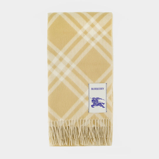Écharpe Mu 200x50 Tri Bar Alpac - Burberry - Laine - Beige