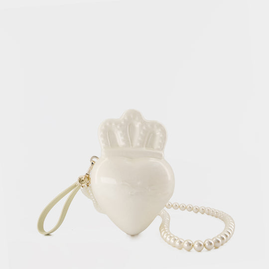 Sac À Bandoulière Claddagh - Simone Rocha - Acrylique - Ivoire