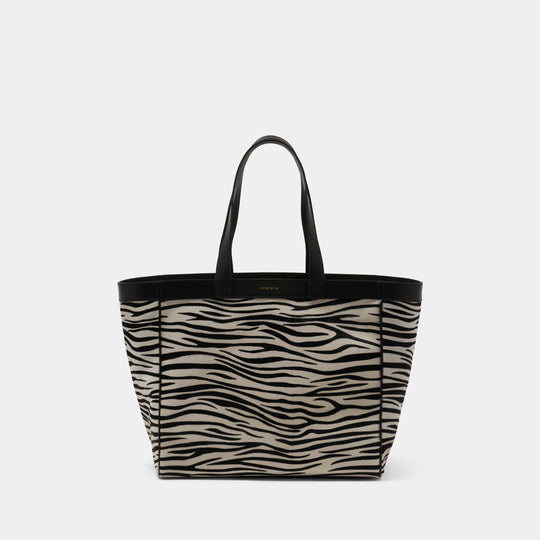 Cabas Medium Rio - ANINE BING - Cuir - Noir