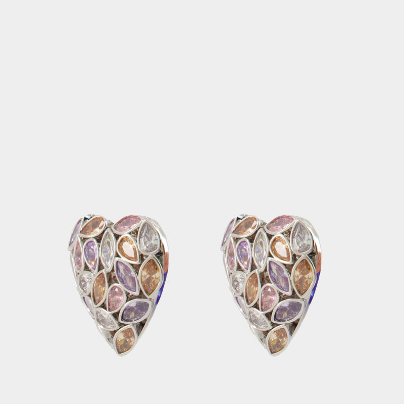 Boucles D'oreilles Heart - SELF PORTRAIT - Métal - Multi