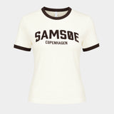 T-Shirt Sabond Ss 15318 - SAMSØE SAMSØE - Coton - Ivoire