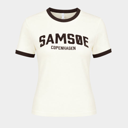 T-Shirt Sabond Ss 15318 - SAMSØE SAMSØE - Coton - Ivoire