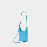 Sac Porté Épaule Small Melt - Courreges - Cuir - Bleu