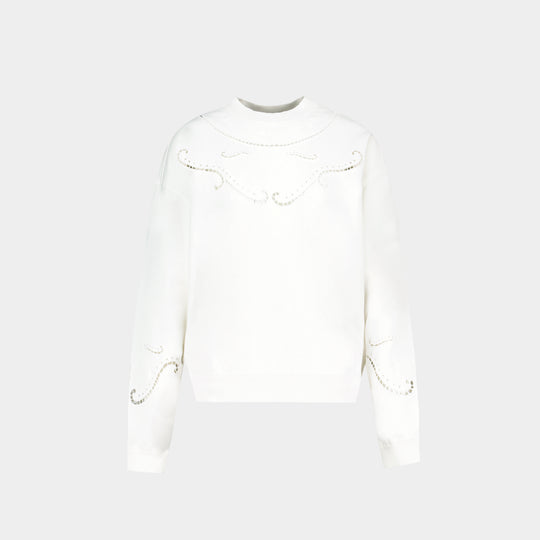Sweatshirt Vella - Isabel Marant - Coton - Ivoire