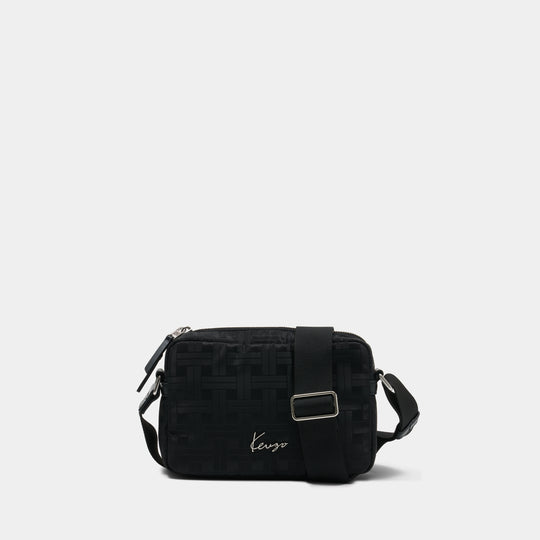 Sac À Bandoulière - Kenzo - Coton - Noir