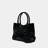 Sac Porté Épaule Le City Mini - Balenciaga - Cuir - Noir