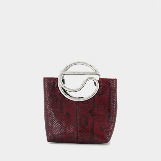 Sac À Bandoulière Python C Mini - Coperni - Cuir - Bordeaux