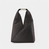 Sac À Main Japanese Media - MM6 Maison Margiela - Cuir - Noir