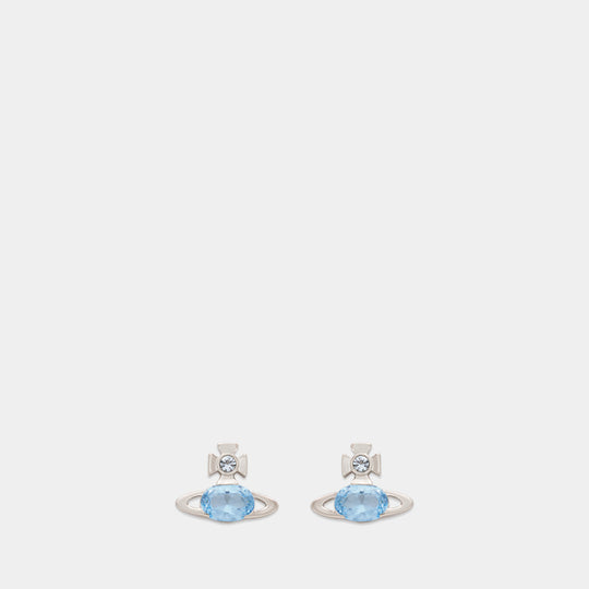 Boucles D'oreilles Allie - Vivienne Westwood - Métal - Bleu