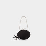Pochette Oval - SELF PORTRAIT - Synthétique - Noir